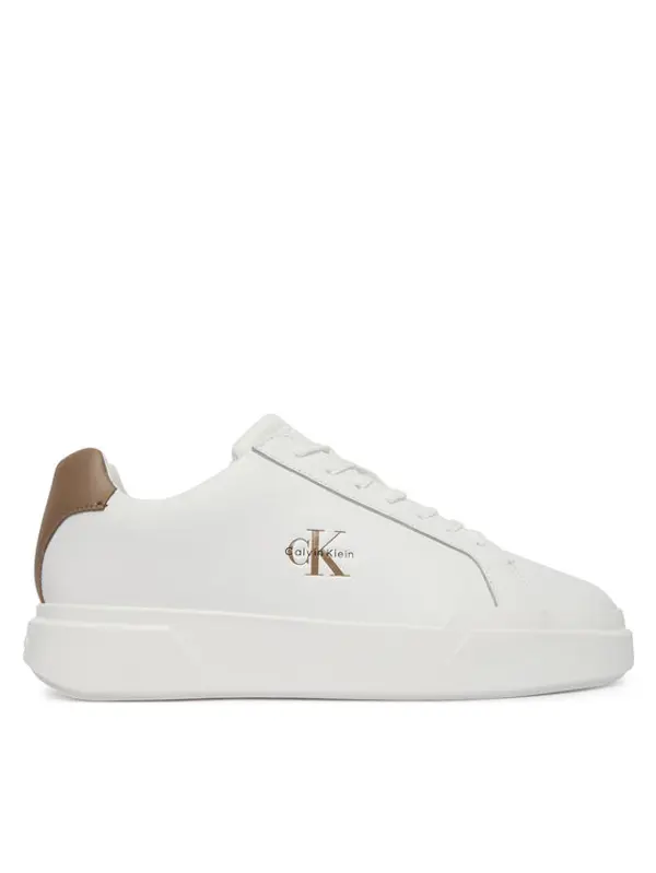 Calvin Klein Calvin Klein Tenisice Chunky Cupsole Laceup Lth YM0YM01344 Bijela