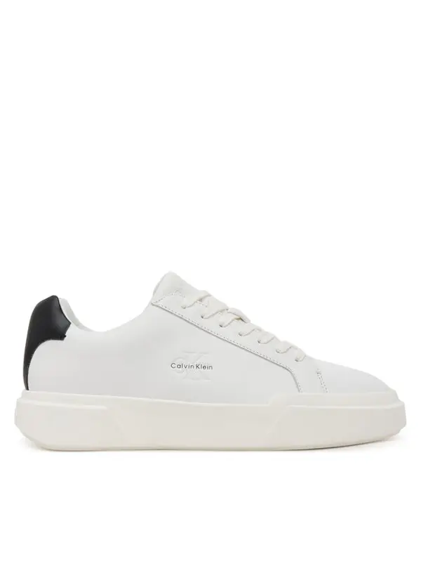 Calvin Klein Calvin Klein Tenisice Chunky Cupsole Laceup Lth YM0YM01344 Bijela