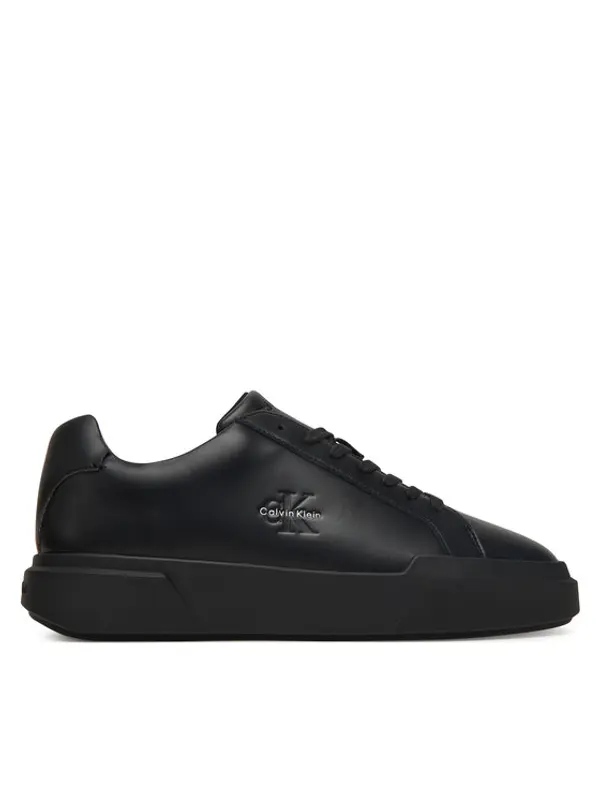 Calvin Klein Calvin Klein Tenisice Chunky Cupsole Laceup Lth YM0YM01344 Crna