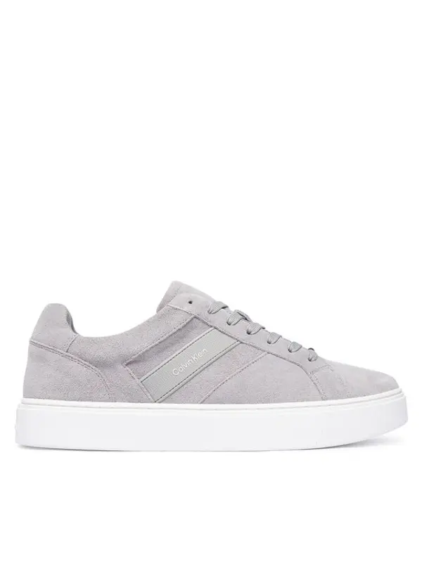 Calvin Klein Calvin Klein Tenisice Classic Cups Laceup Tape Su HM0HM02200 Siva