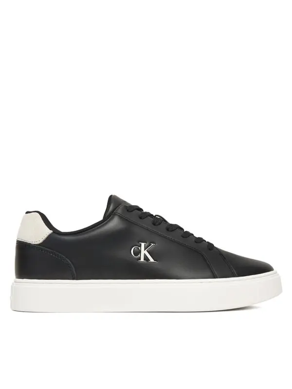 Calvin Klein Calvin Klein Tenisice Classic Cupsole Laceup Lth YM0YM01435 Crna
