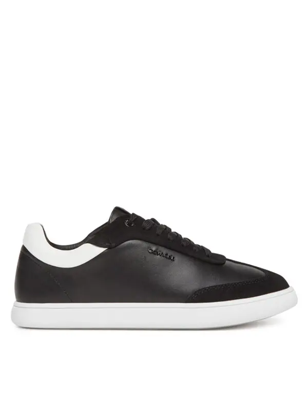 Calvin Klein Calvin Klein Tenisice Cupsole Lace Up - Lth Sue Mix HW0HW02435 Crna