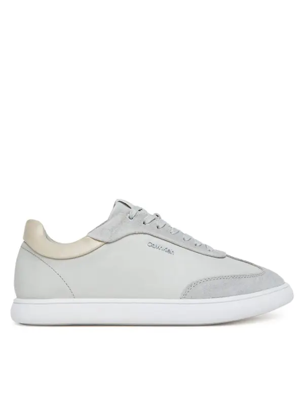 Calvin Klein Calvin Klein Tenisice Cupsole Lace Up - Lth Sue Mix HW0HW02435 Siva
