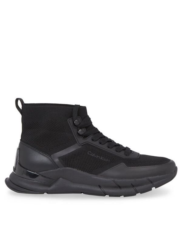 Calvin Klein Calvin Klein Tenisice High Top Lace Up Knit HM0HM01267 Crna