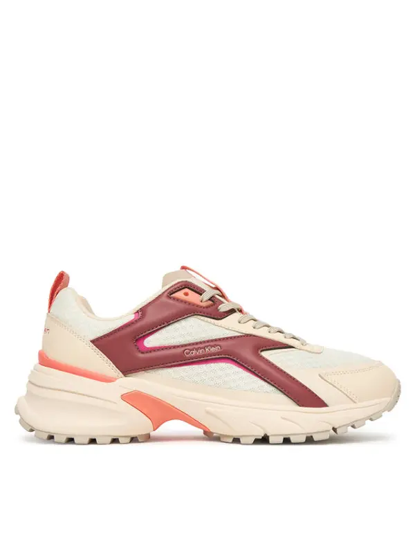 Calvin Klein Calvin Klein Tenisice Hike Run Ckstripe Mesh HW0HW03002 Svijetlo bež