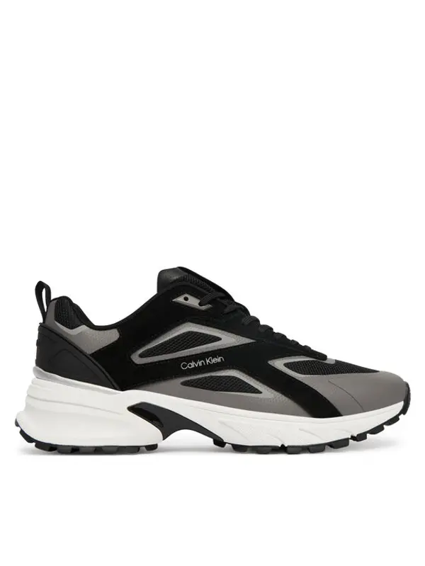 Calvin Klein Calvin Klein Tenisice Hike Runner Ck Stripe Mix Ny-Su HM0HM02220 Crna