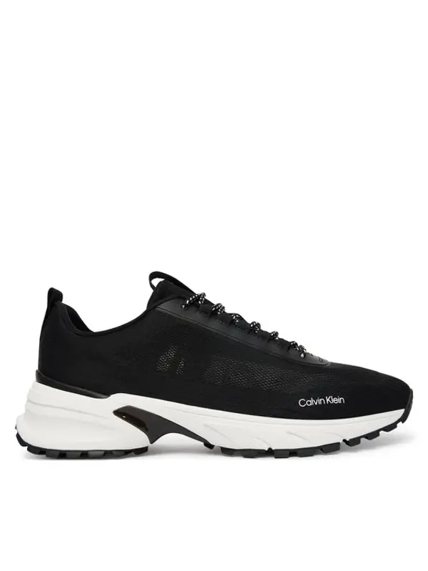 Calvin Klein Calvin Klein Tenisice Hike Runner Laceup Knit HM0HM02151 Crna
