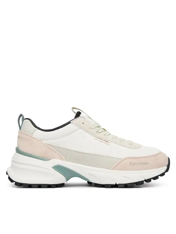 Calvin Klein Calvin Klein Tenisice Hike Runner Nylon Mix HW0HW03279 Bijela