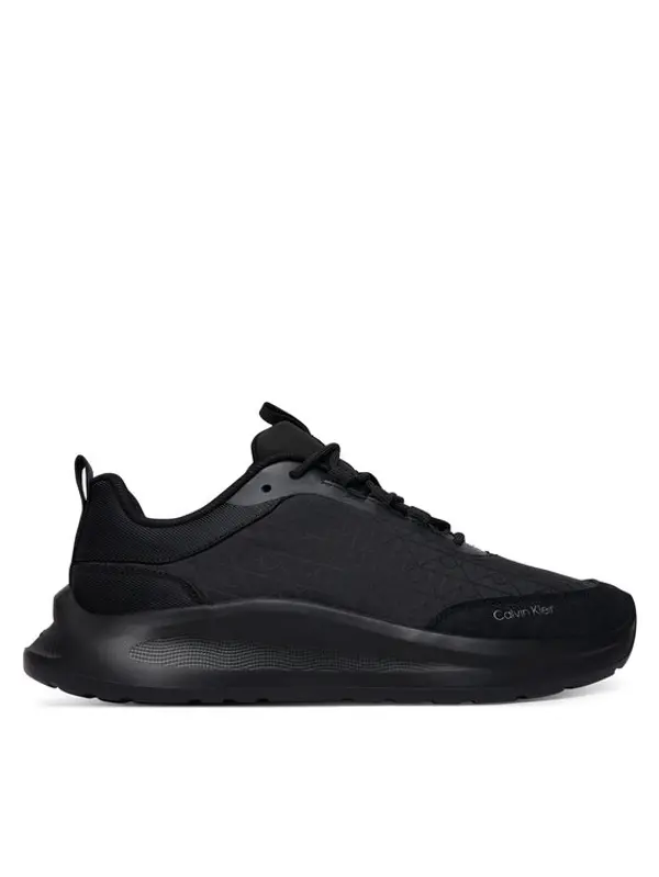 Calvin Klein Calvin Klein Tenisice Light Eva Runn Laceup Aop HW0HW03292 Crna