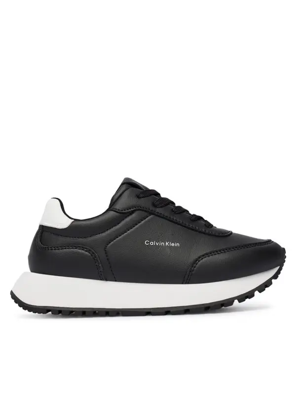 Calvin Klein Calvin Klein Tenisice Low Cut Lace-Up Sneaker V3A9-83110-1355 S Crna