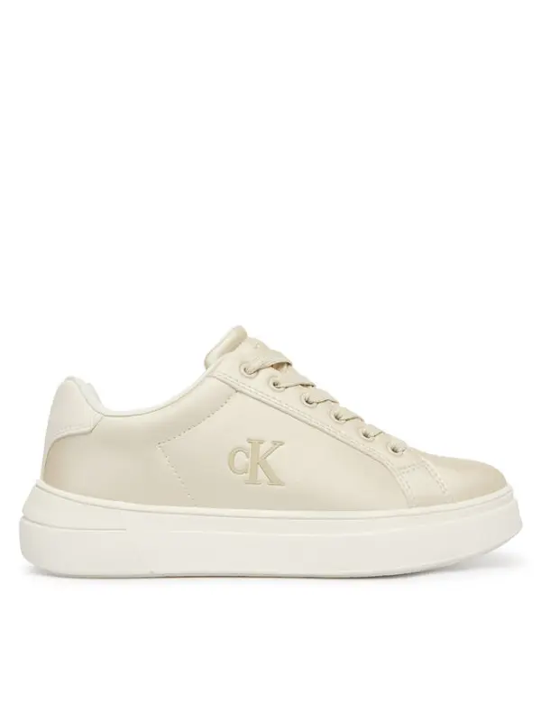 Calvin Klein Calvin Klein Tenisice Low Cut Lace Up V3A9-83220-1688 Bež