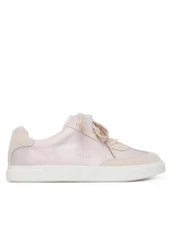 Calvin Klein Calvin Klein Tenisice Low Pro Cupsole Wt Satin Mix HW0HW03288 Smeđa