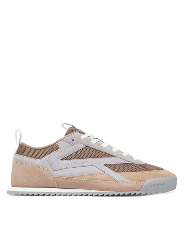 Calvin Klein Calvin Klein Tenisice Low Pro Runner Mix Mat HM0HM02208 Smeđa