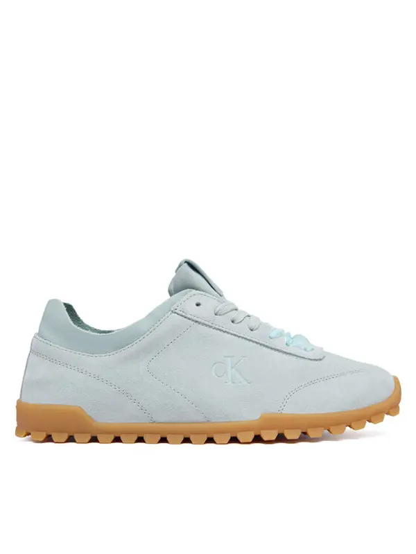 Calvin Klein Calvin Klein Tenisice Low Profile Run Mg Sue Db Laces HW0HW03150 Svijetlo plava