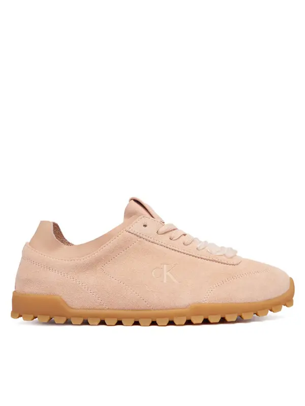 Calvin Klein Calvin Klein Tenisice Low Profile Run Mg Sue Db Laces HW0HW03150 Svijetlo roza