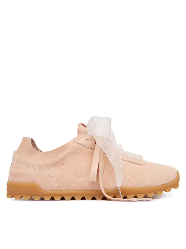 Calvin Klein Calvin Klein Tenisice Low Profile Run Mg Sue Db Laces HW0HW03150 Svijetlo roza