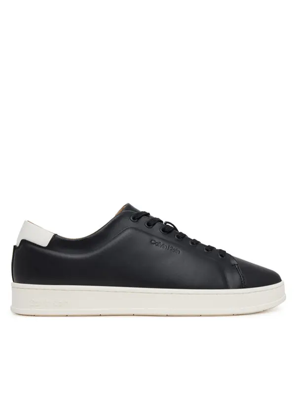 Calvin Klein Calvin Klein Tenisice Pure Low Laceup Cupsole Hf Lth HM0HM01859 Crna