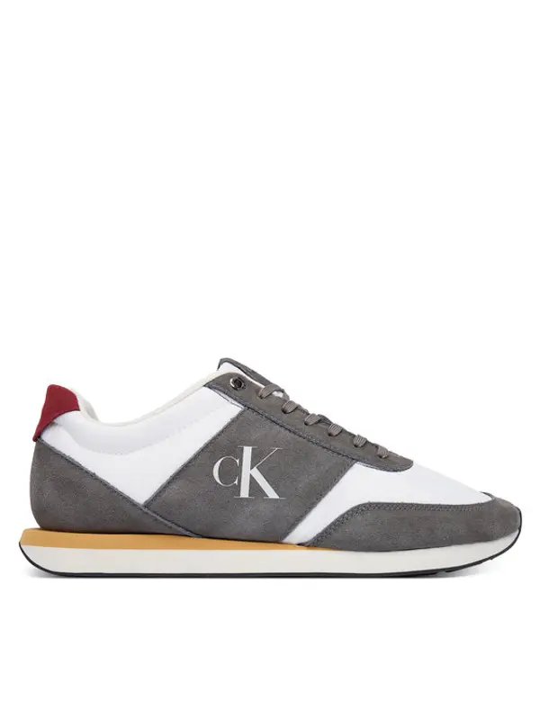 Calvin Klein Calvin Klein Tenisice Retro Runner Band Lth-Su HM0HM02212 Siva