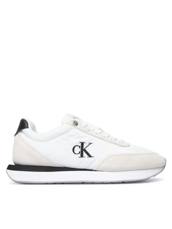 Calvin Klein Calvin Klein Tenisice Retro Runner Ess Mix Mat Wmn YW0YW01990 Bijela