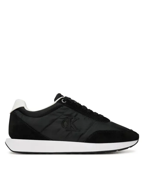 Calvin Klein Calvin Klein Tenisice Retro Runner Lace Up Nylon Mg YW0YW01990 Crna