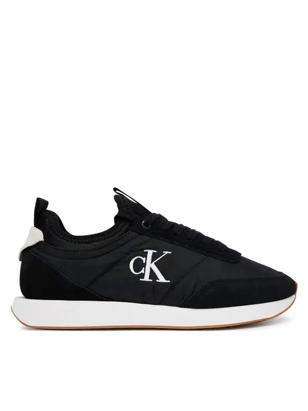 Calvin Klein Calvin Klein Tenisice Retro Runner Lace Up Sock YW0YW02060 Crna
