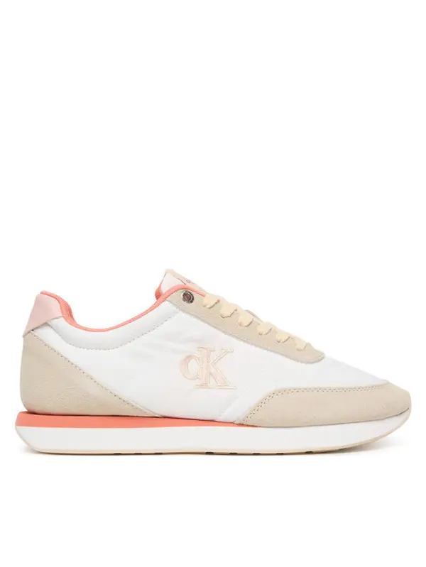 Calvin Klein Calvin Klein Tenisice Retro Runner Lace Up YW0YW01990 Bijela