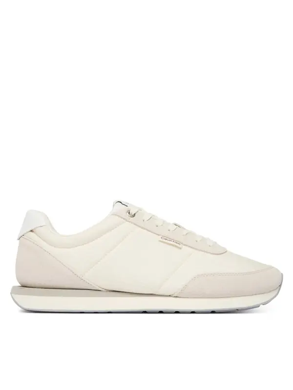 Calvin Klein Calvin Klein Tenisice Retro Runner Ripstop Aop Ny HM0HM02140 Écru