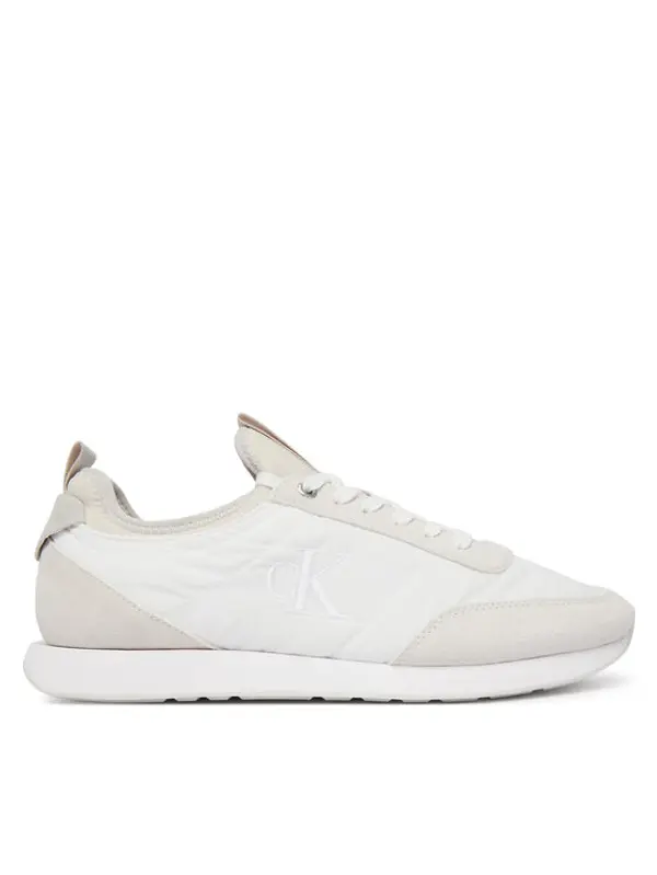 Calvin Klein Calvin Klein Tenisice Retro Runner Sock Laceup Mix YM0YM01414 Bijela