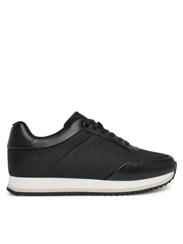 Calvin Klein Calvin Klein Tenisice Runner Lace Up - Jacq HW0HW02413 Crna