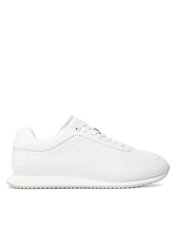 Calvin Klein Calvin Klein Tenisice Runner Lace Up Mono Pu HW0HW02574 Bijela