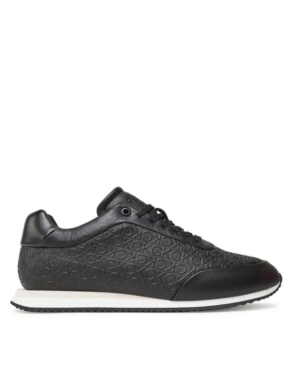 Calvin Klein Calvin Klein Tenisice Runner Lace Up Mono Pu HW0HW02574 Crna