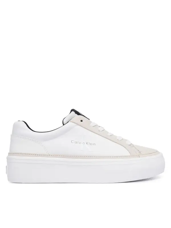 Calvin Klein Calvin Klein Tenisice Vulc Flatf Laceup HW0HW03086 Bijela
