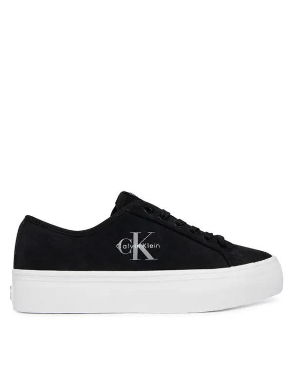 Calvin Klein Calvin Klein Tenisice Vulc Flatf Laceup Suede HW0HW03088 Crna
