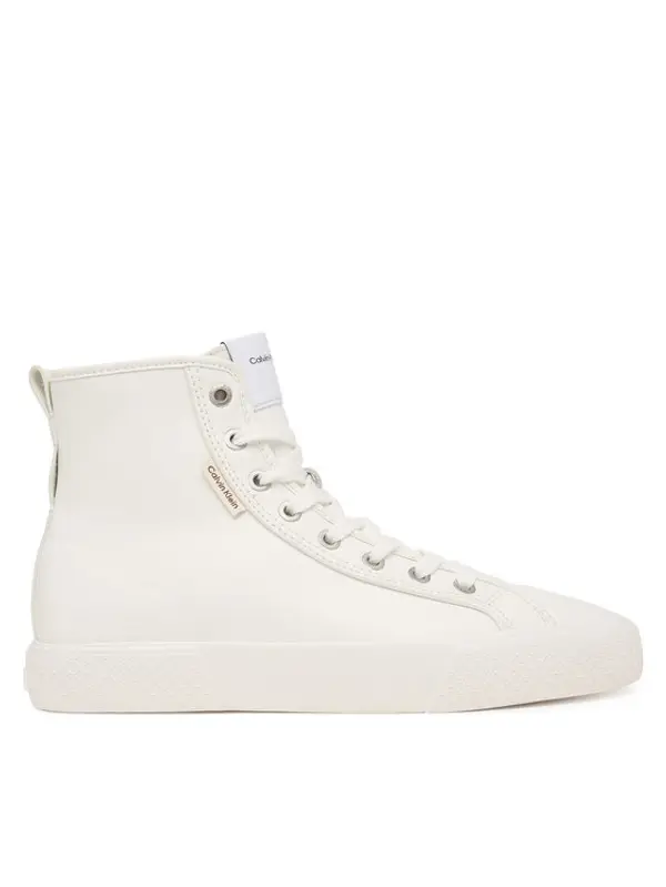 Calvin Klein Calvin Klein Tenisice Vulc Lace Up Hightop Lth HW0HW03076 Bijela