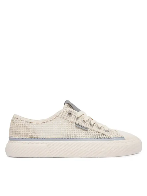 Calvin Klein Calvin Klein Tenisice Vulc Laceup Low Raffia HW0HW03082 Bež