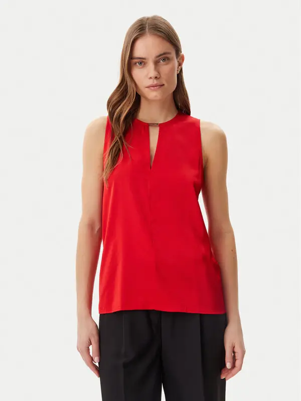 Calvin Klein Calvin Klein Top K20K208190 Crvena Regular Fit