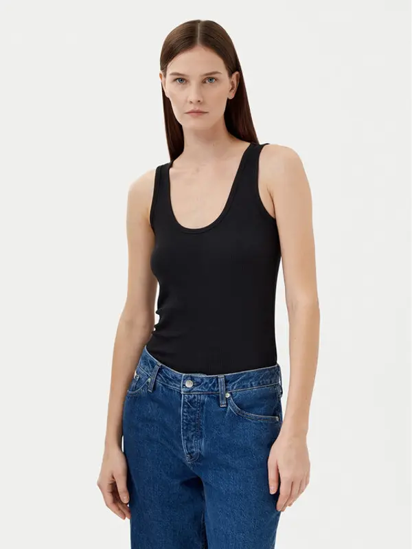 Calvin Klein Calvin Klein Top K20K208246 Crna Slim Fit
