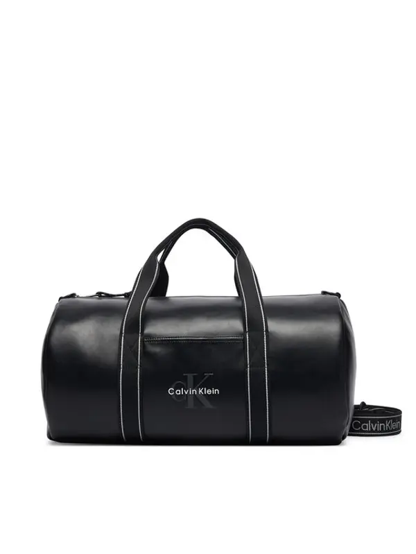 Calvin Klein Calvin Klein Torba Bold Logo Webbing Weekender LV04D3461G Crna