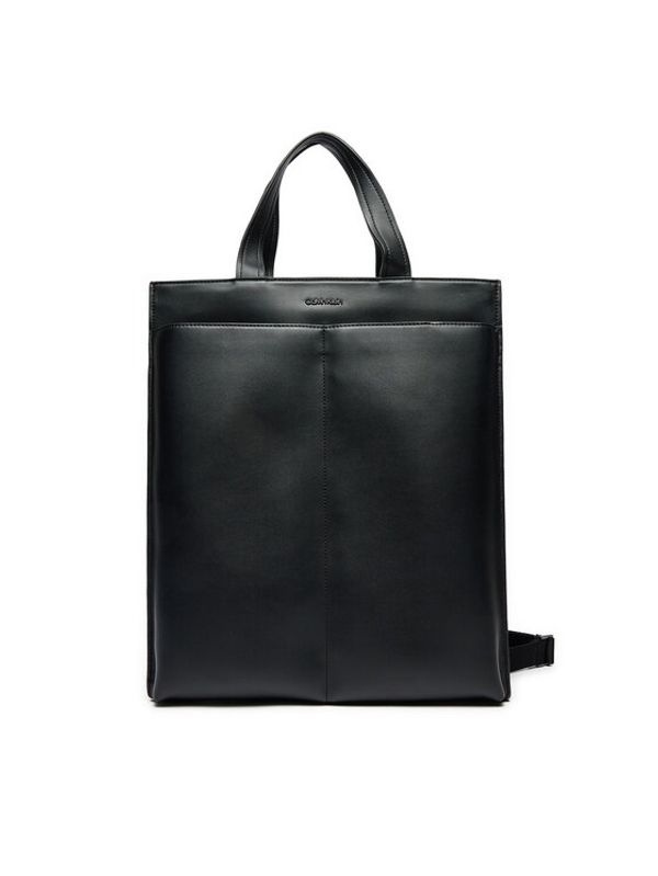 Calvin Klein Calvin Klein Torba Clean Essential N/S Tote K50K512191 Crna
