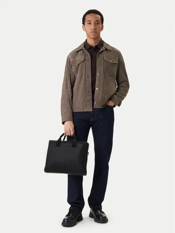 Calvin Klein Calvin Klein Torba za laptop Bold Ck Commuter LV04D3312G Crna