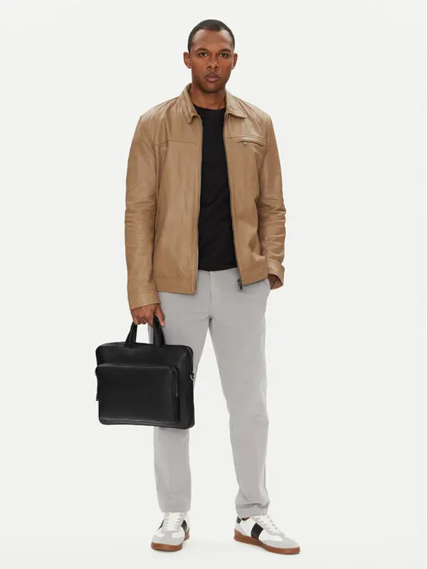 Calvin Klein Calvin Klein Torba za laptop Micro Pebble Slim Briefcase 36 LV04D3012G Crna