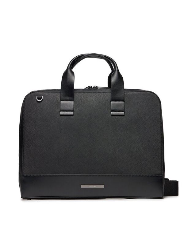 Calvin Klein Calvin Klein Torba za laptop Modern Bar Slim Laptop Bag K50K511590 Crna