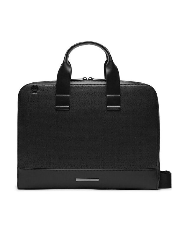 Calvin Klein Calvin Klein Torba za laptop Modern Bar Slim Laptop Bag Mono K50K511529 Crna