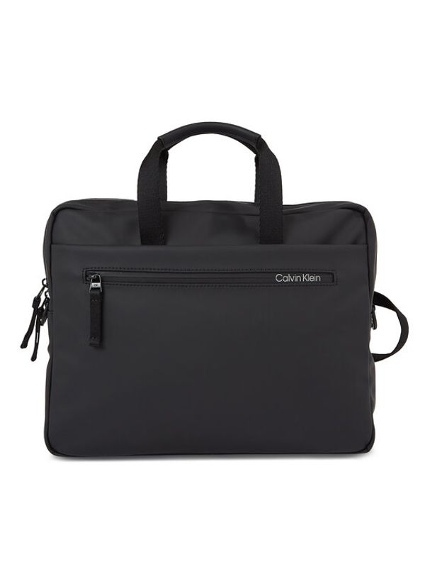 Calvin Klein Calvin Klein Torba za laptop Rubberized Slim Conv Laptop Bag K50K510796 Crna