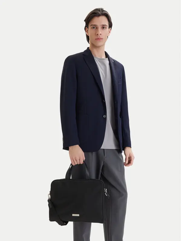 Calvin Klein Calvin Klein Torba za laptop Sleek Slim Commuter LV04D3351G Crna