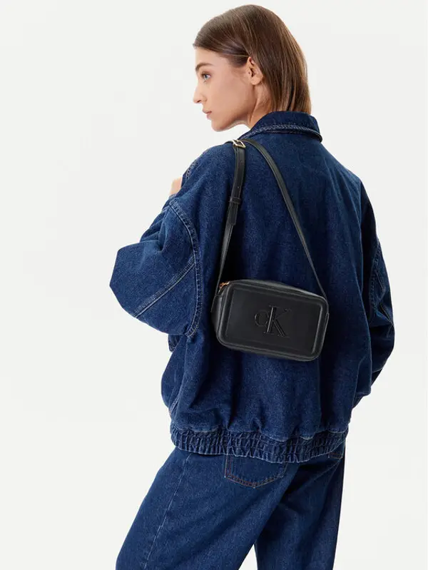 Calvin Klein Calvin Klein Torbica Bold Ck Camera Bag LV04F3220G Crna