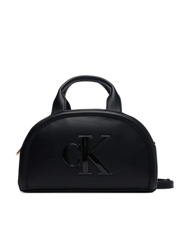 Calvin Klein Calvin Klein Torbica Bold Ck Dome Crossbody LV04F3895G Crna