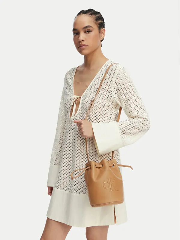 Calvin Klein Calvin Klein Torbica Bold Ck Small LV04F3640G Bež