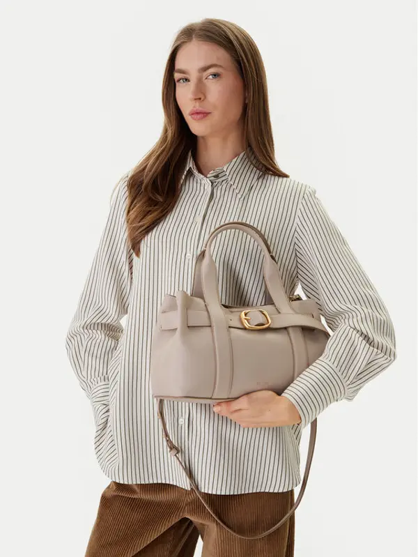 Calvin Klein Calvin Klein Torbica Buckle Mini Tote With Strap LV04F3295G Bež