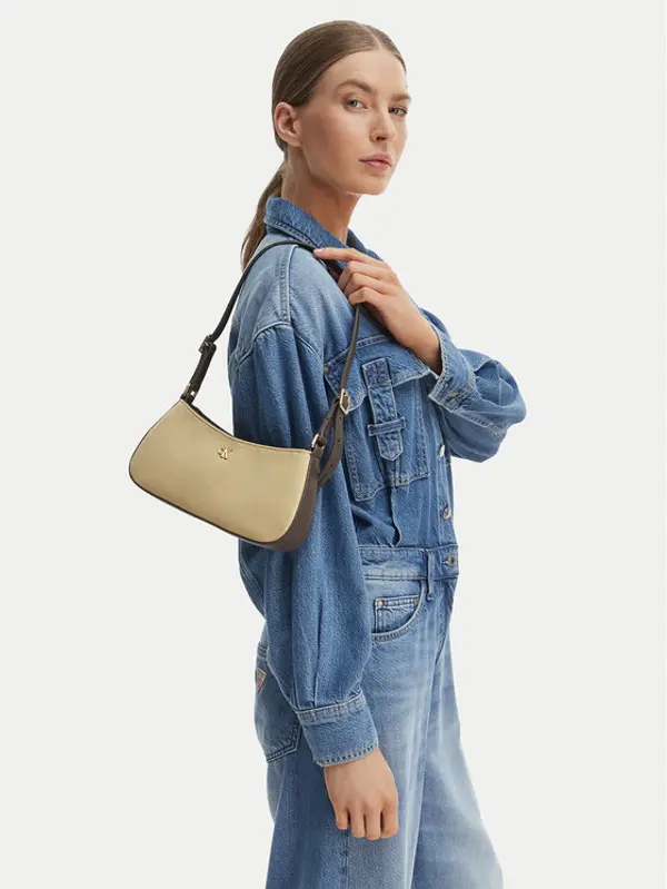 Calvin Klein Calvin Klein Torbica Ck Canvas Small Shoulder Bag LV04F3347G Bež